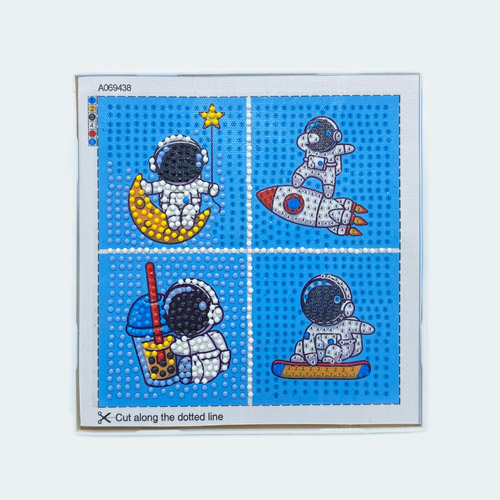 A tiny beads by numbers artwork