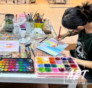 Student therapeutic art created at stART Studio