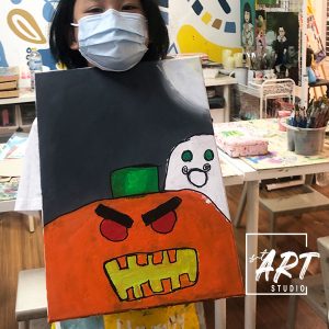 Student therapeutic art of friendly monsters