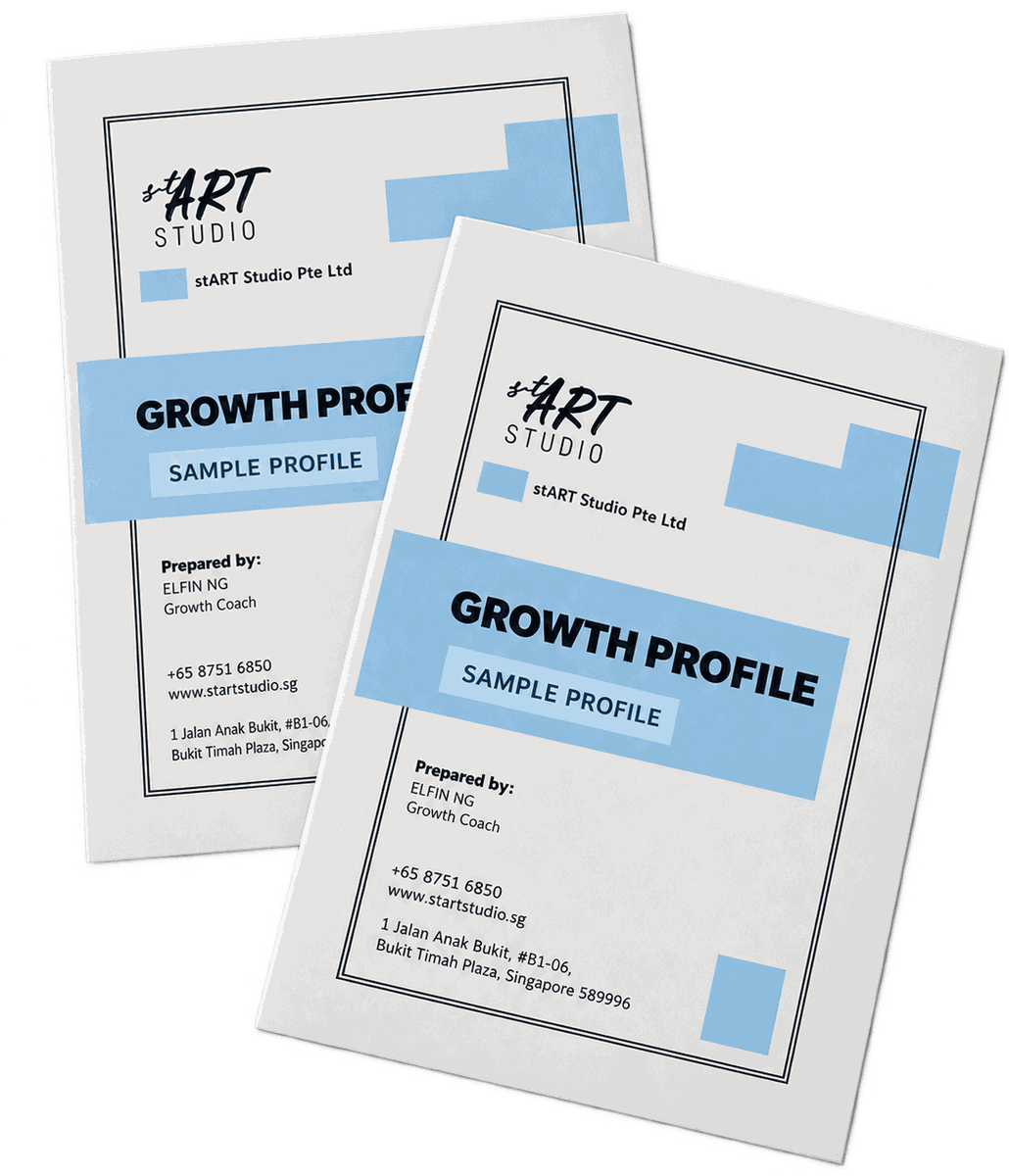 Two sample Growth Profile reports prepared by stART Studio
