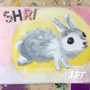 Acrylic Painting SHRI Rabbit